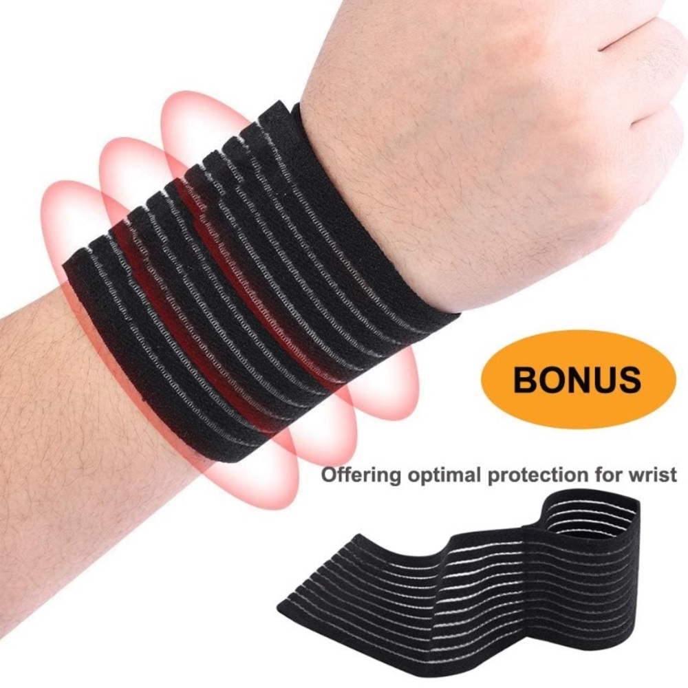 Vinaco Ankle Wraps Support Brace Pair & Wrist Wraps Neoprine XXL Men/Women - Picture 8 of 12